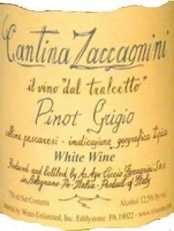 Cantina Zaccagnini - Pinot Grigio 2021