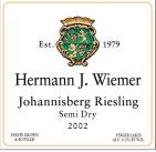 Hermann J. Wiemer - Johannisberg Riesling Finger Lakes Semi-Dry 2021