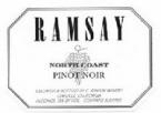 Ramsay - Pinot Noir North Coast 2020